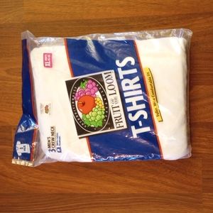 Fruit of the Loom Crew Neck TShirts Undershirts